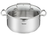 Tefal Duetto+ G71946 – Kochtopf 24 cm mit Glasdeckel, Edelstahl 18/10, induktionsgeeignet (Neu & OVP)