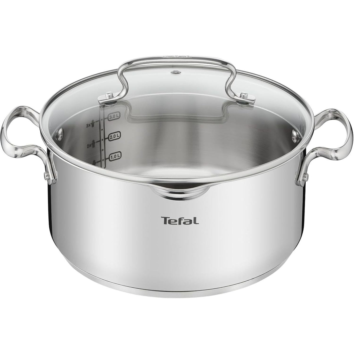 Tefal Duetto+ G71946 – Kochtopf 24 cm mit Glasdeckel, Edelstahl 18/10, induktionsgeeignet (Neu & OVP)