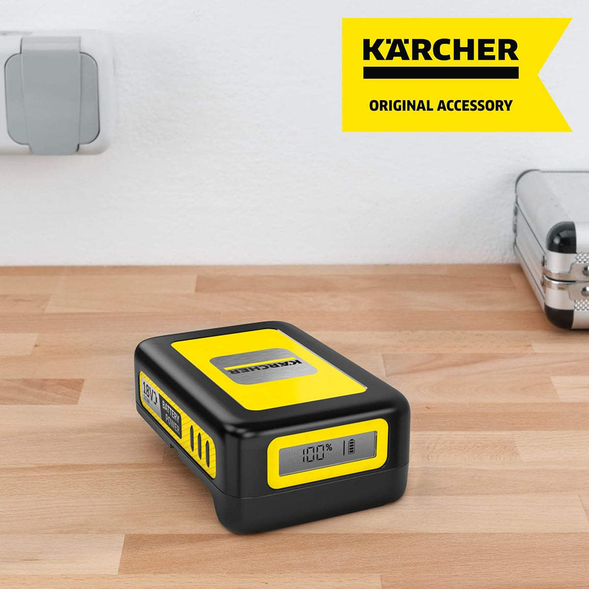 Kärcher Battery Power 18/25 – Wechselakku 18 V / 2,5 Ah mit Restlaufzeit-Display (Neu & OVP)