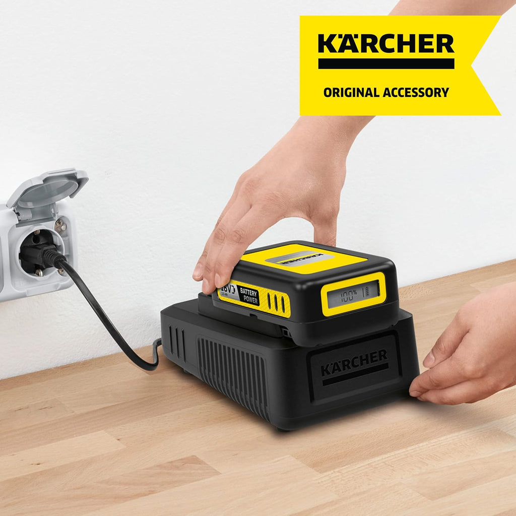 Kärcher Battery Power 18/25 – Wechselakku 18 V / 2,5 Ah mit Restlaufzeit-Display (Neu & OVP)