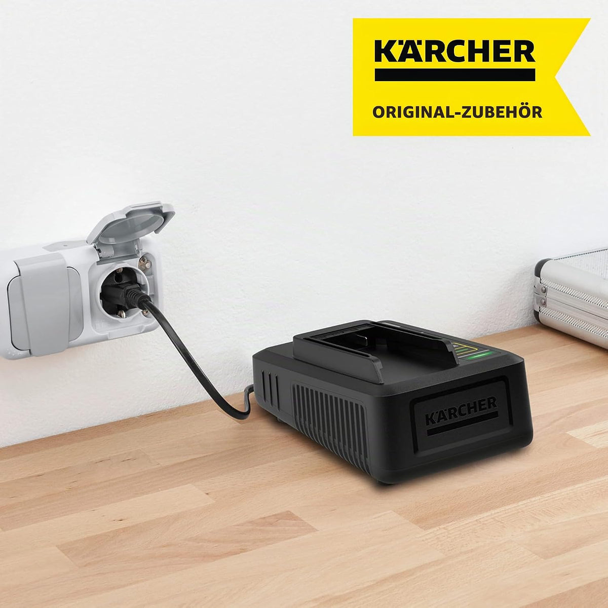 Kärcher Schnellladegerät Battery Power 18 V – 2,5 A Ladegerät für alle 18-V-Akkus (Neu & OVP)