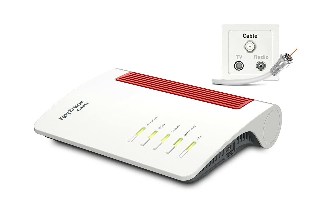 AVM FRITZ!Box 6660 Cable – Wi-Fi 6 Kabel-Router, Mesh, frei für alle Anbieter (Refurbished)