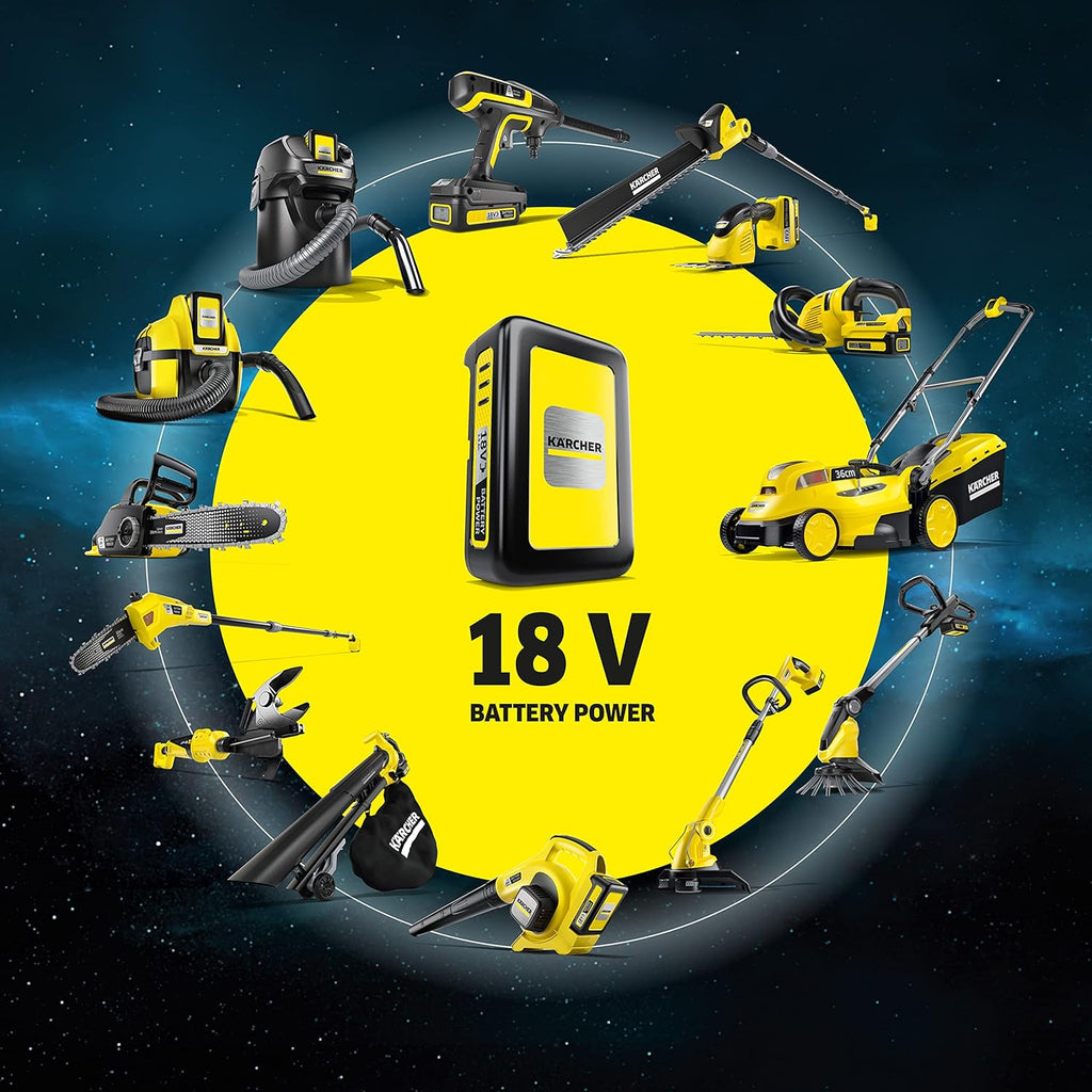 Kärcher Battery Power 18/25 – Wechselakku 18 V / 2,5 Ah mit Restlaufzeit-Display (Neu & OVP)