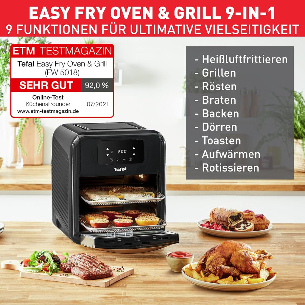 Tefal Easy Fry Oven & Grill FW5018 – Heißluftfritteuse & Mini-Backofen 9-in-1, 11 L, 2000 W (Neu & OVP)
