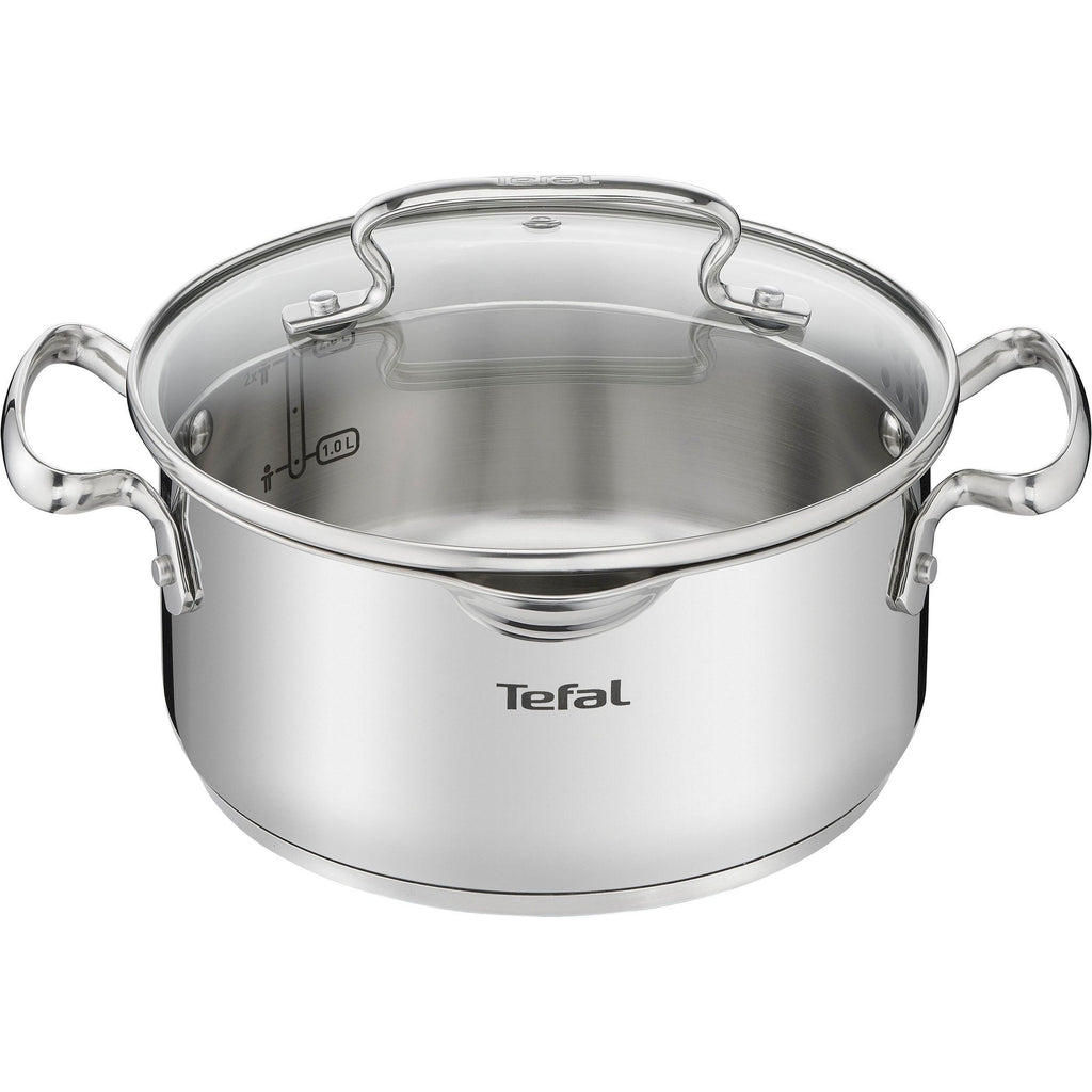 Tefal Duetto+ G71944 – Kochtopf 20 cm mit Glasdeckel, Edelstahl 18/10, induktionsgeeignet (Neu & OVP)